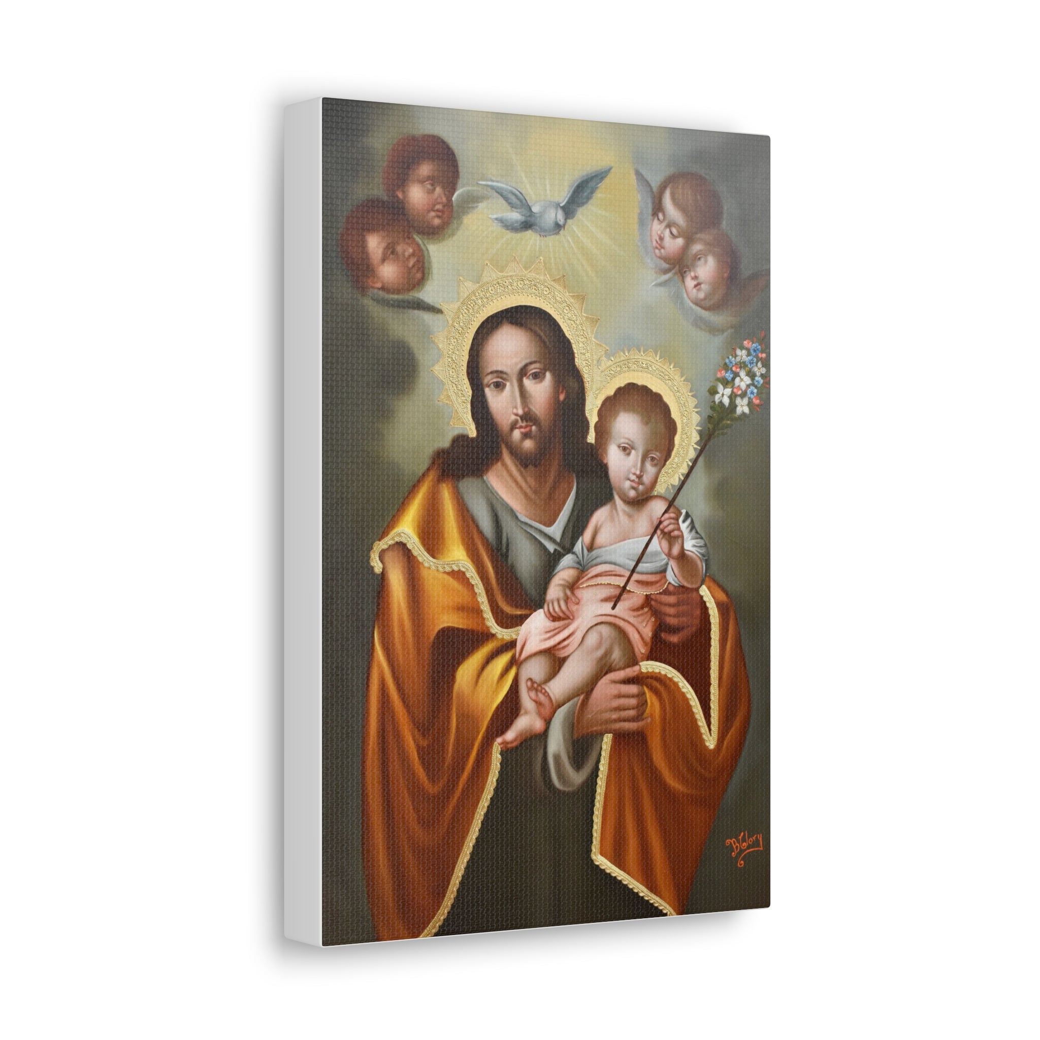 Saint Joseph on Canvas