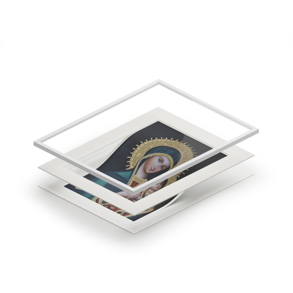 Our Lady of Perpetual Help With Passepartout Frame