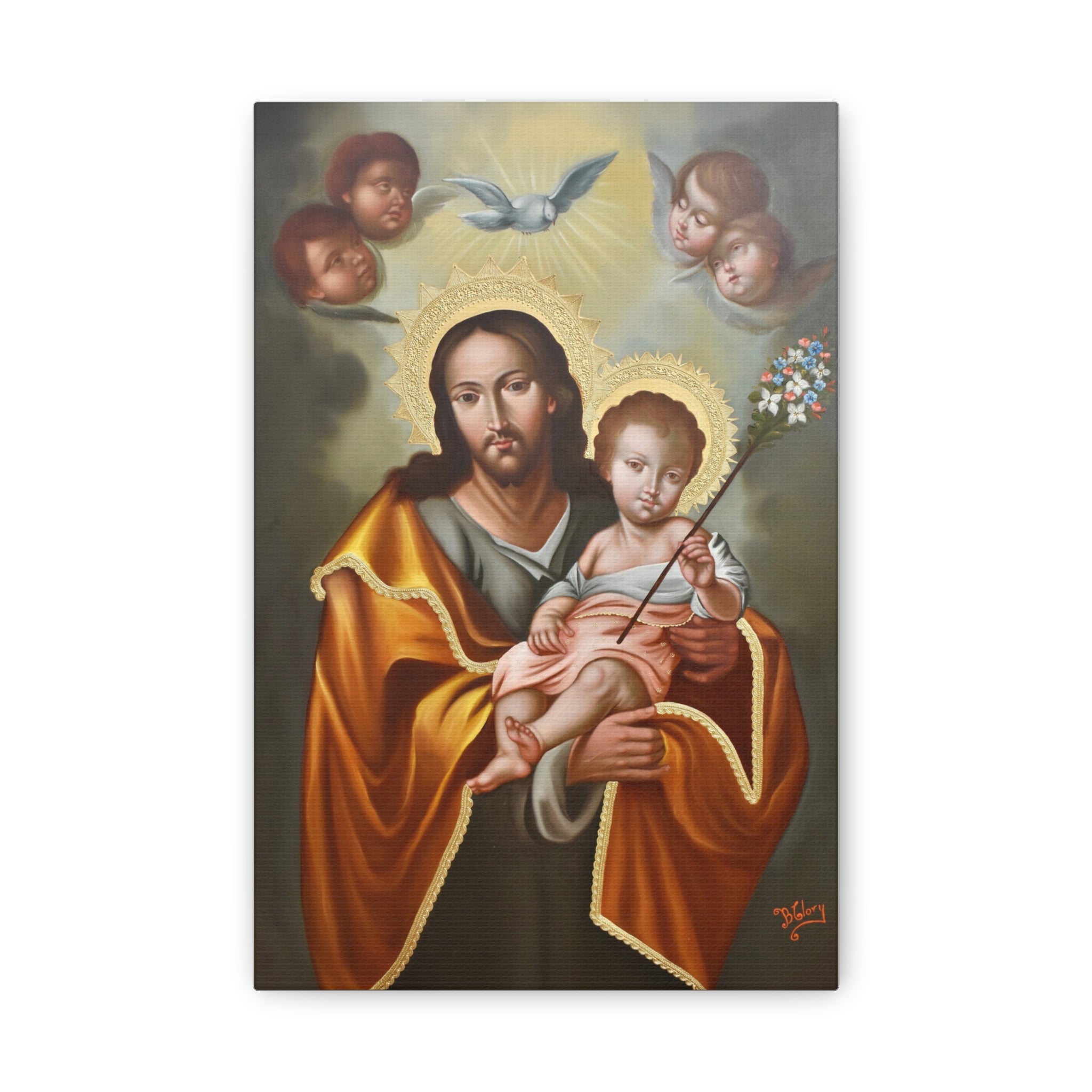Saint Joseph on Canvas
