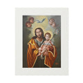 Saint Joseph on Passepartout Frame