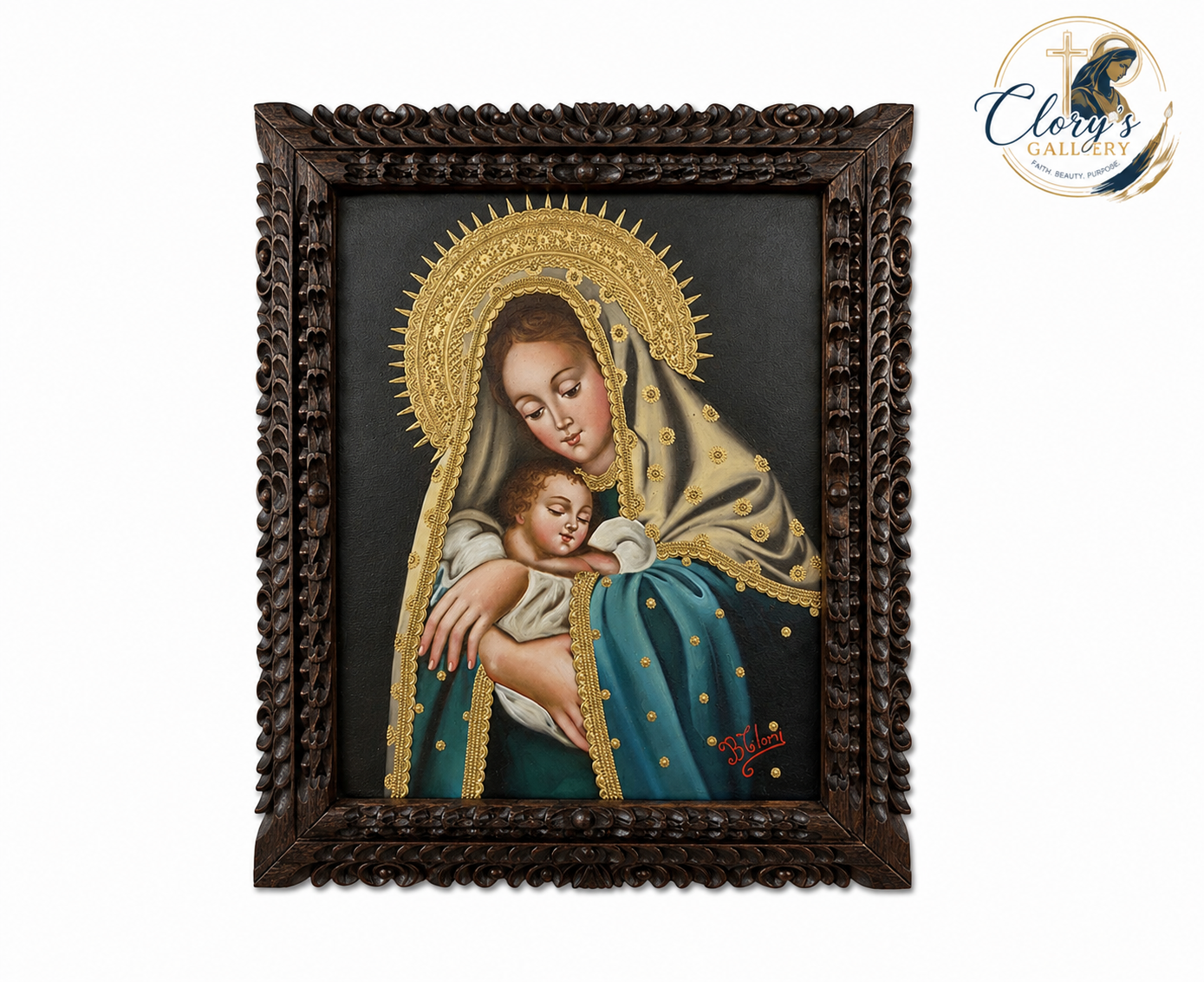 The Virgin Mary and Baby Jesus