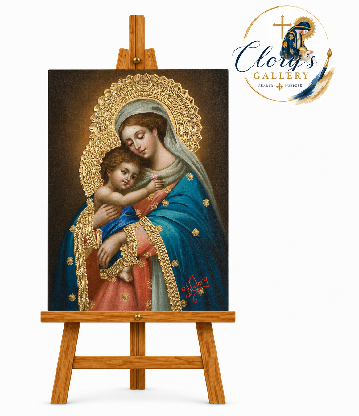 The Virgin Mary Holding The Child