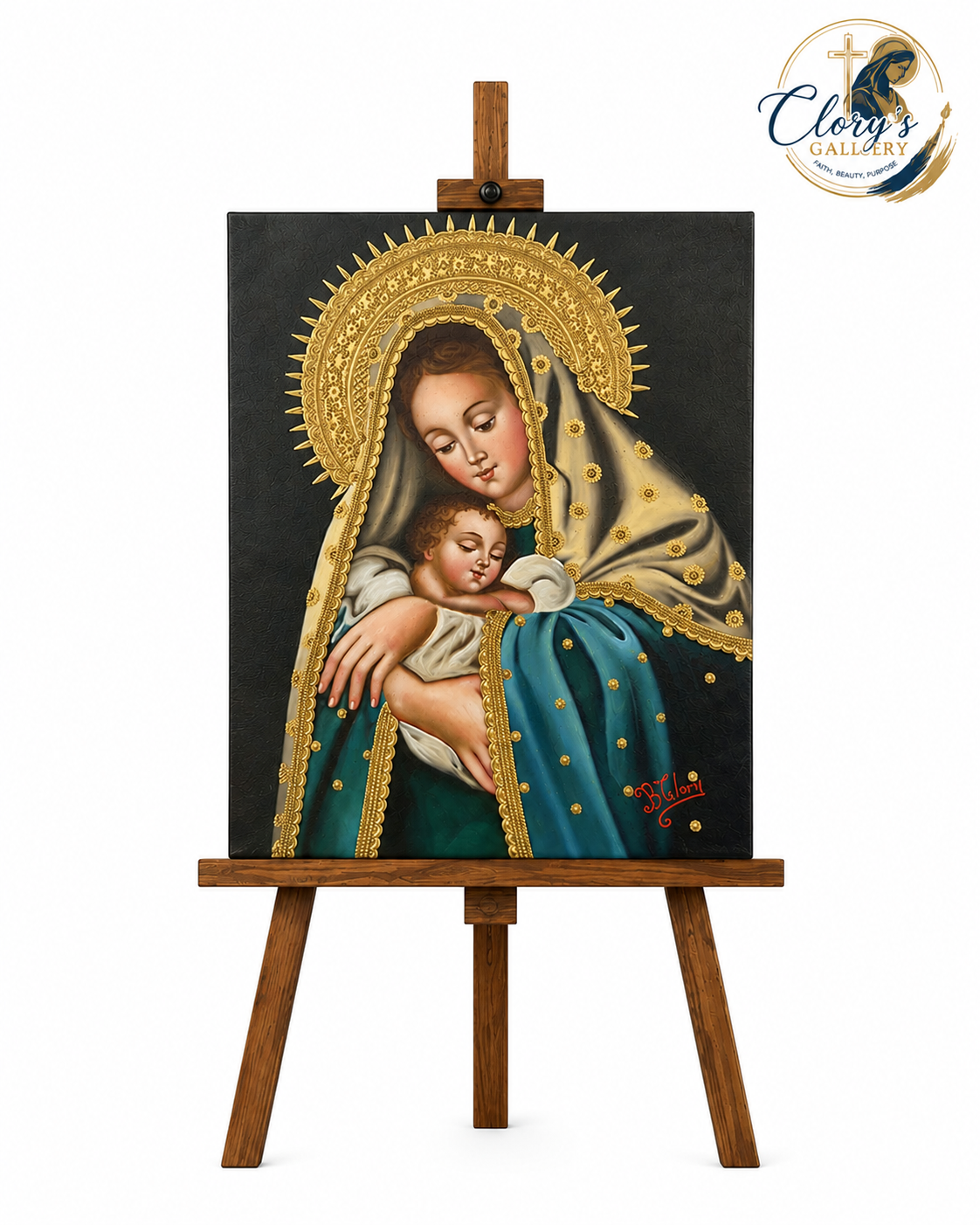 The Virgin Mary and Baby Jesus