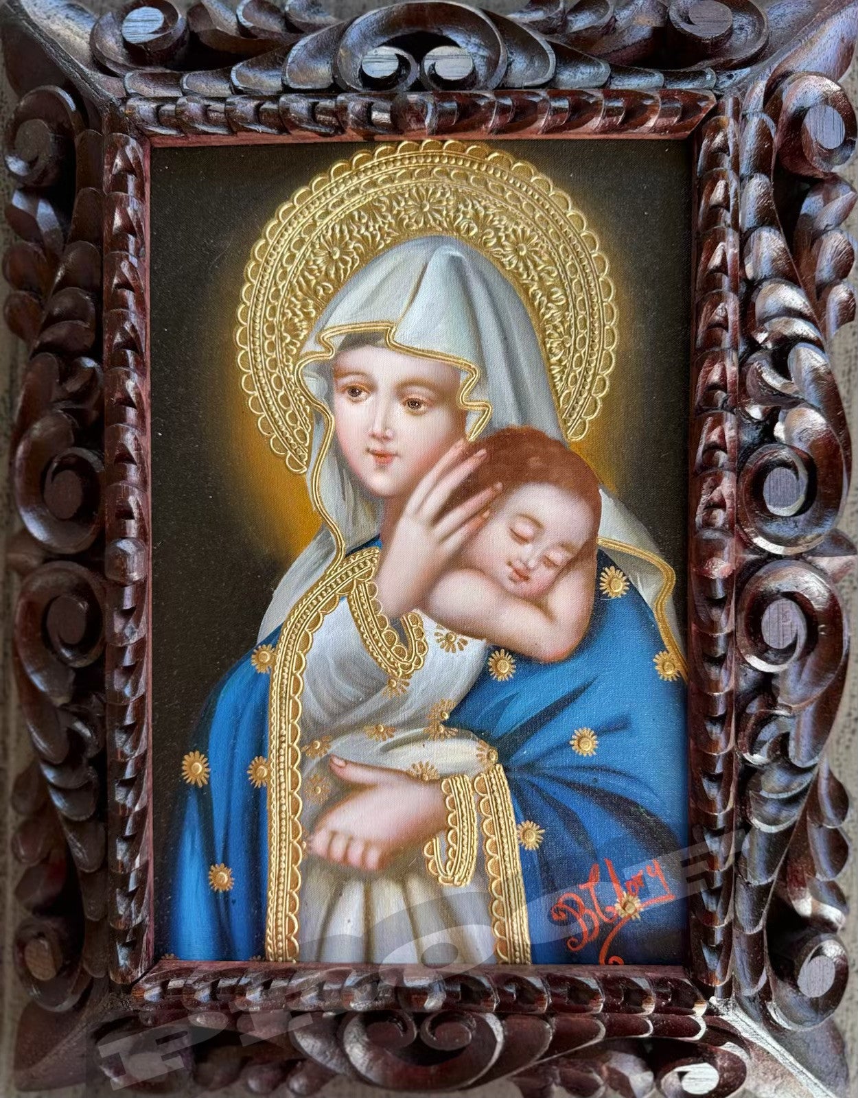 The Virgin Mary and The Baby